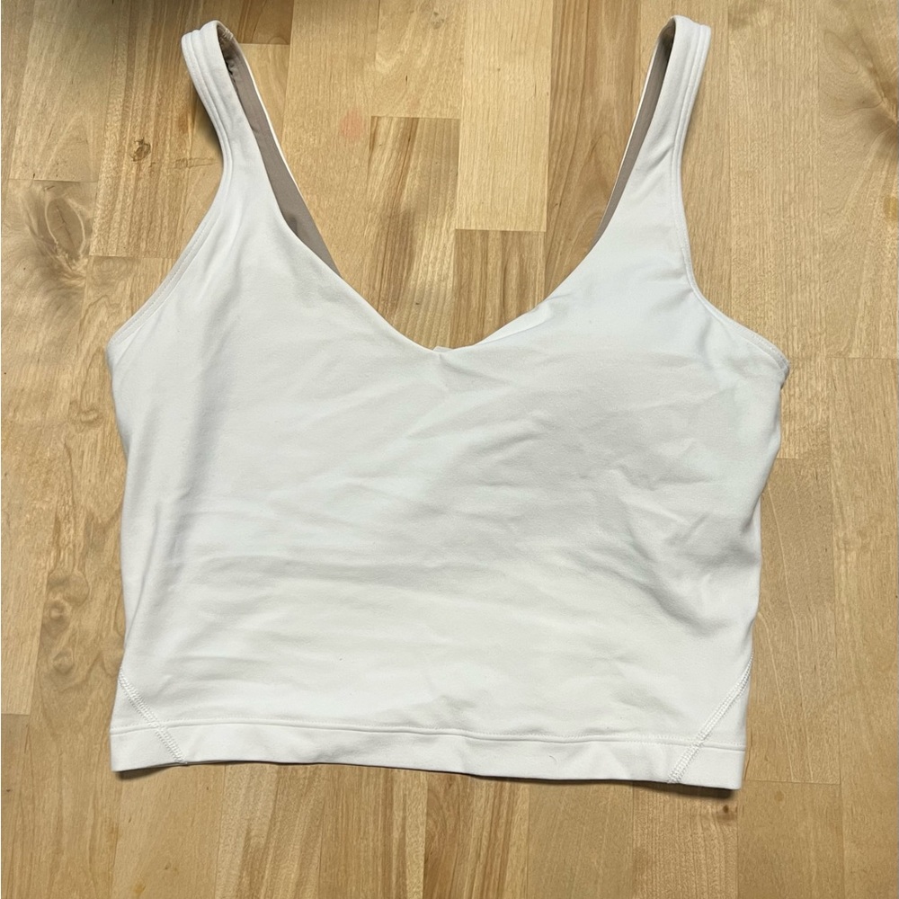 Lululemon Cropped White Align Tank
